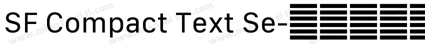 SF Compact Text Se字体转换